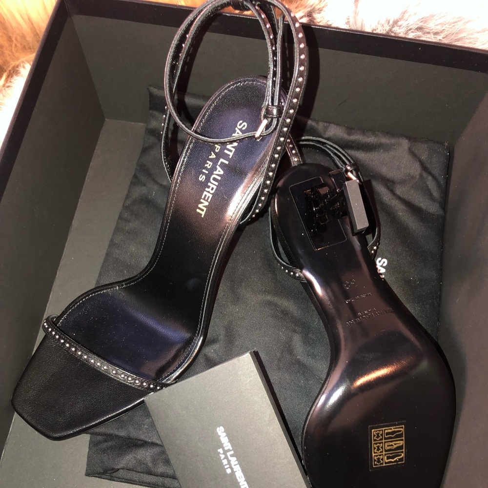 YSL studded Opyum sandal 38